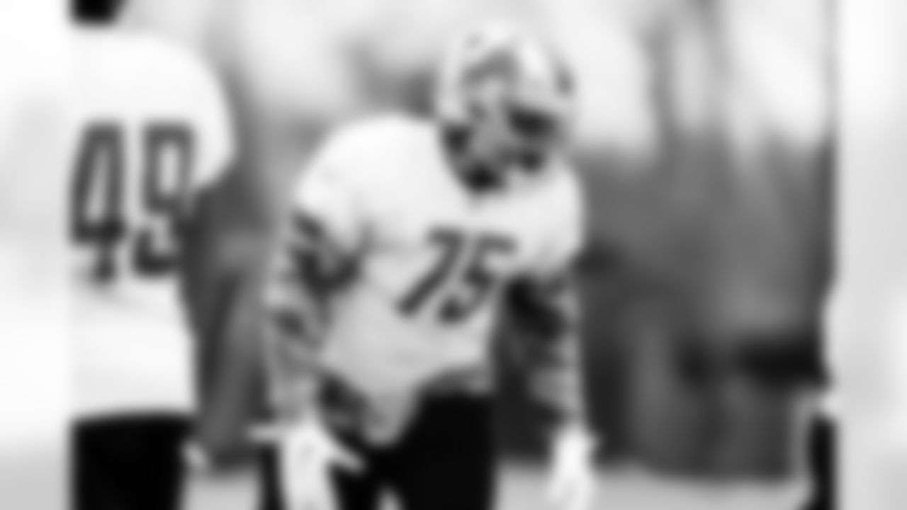 Detroit Lions defensive end Levi Onwuzurike (75) during Lions practice at the Training Facility in Allen Park, MI on December 30, 2021. (Jeff Nguyen/Detroit Lions)
