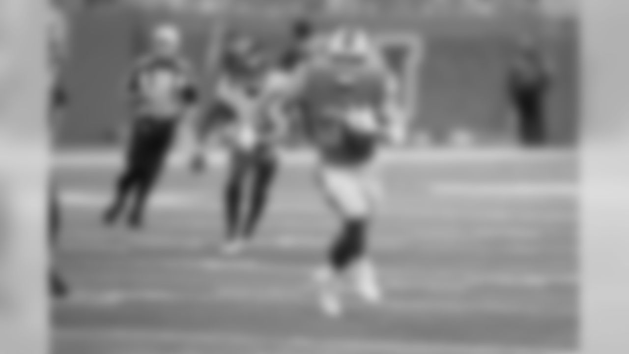 Detroit Lions running back Zach Zenner (34) during a NFL football game against the Minnesota Vikings on Sunday, Dec. 23, 2018 in Detroit. (Detroit Lions via AP).