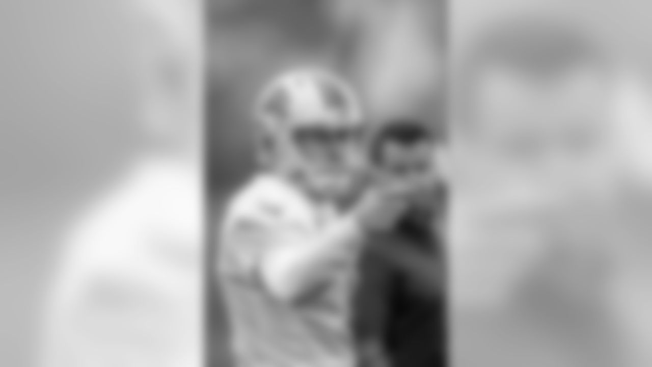 Detroit Lions punter Sam Martin (6) during practice at the Detroit Lions training facility Wednesday, Oct. 30, 2019 in Allen Park, Mich. (Detroit Lions via AP)