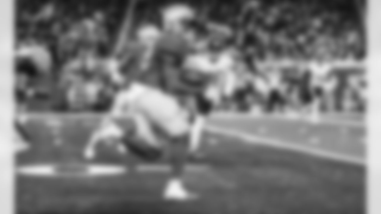 Detroit Lions running back D'Andre Swift (32) during a NFL football game against the Chicago Bears on Sunday, January 1, 2023 in Detroit, MI. (Jeff Nguyen/Detroit Lions).