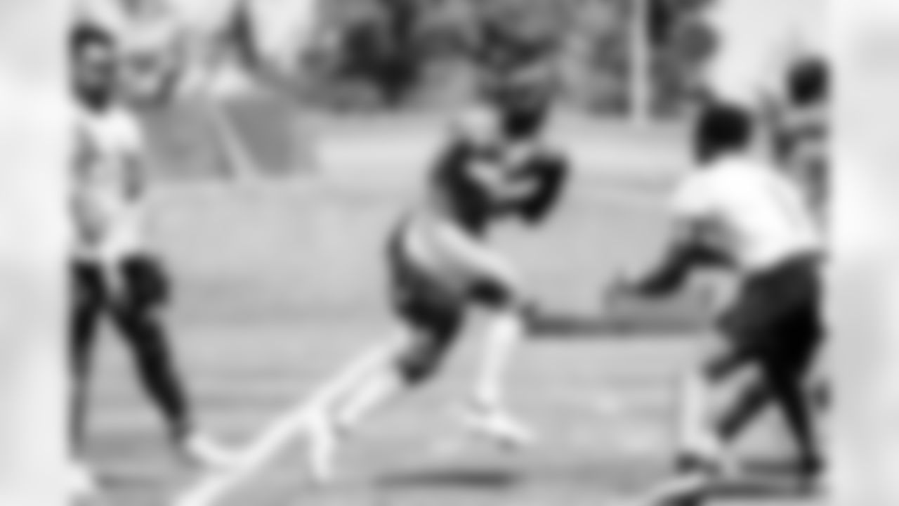 Detroit Lions running back Jamaal Williams (30) during OTAs at the Lions training facility in Allen Park, MI on June 3, 2022. (Josh Mandujano/Detroit Lions)