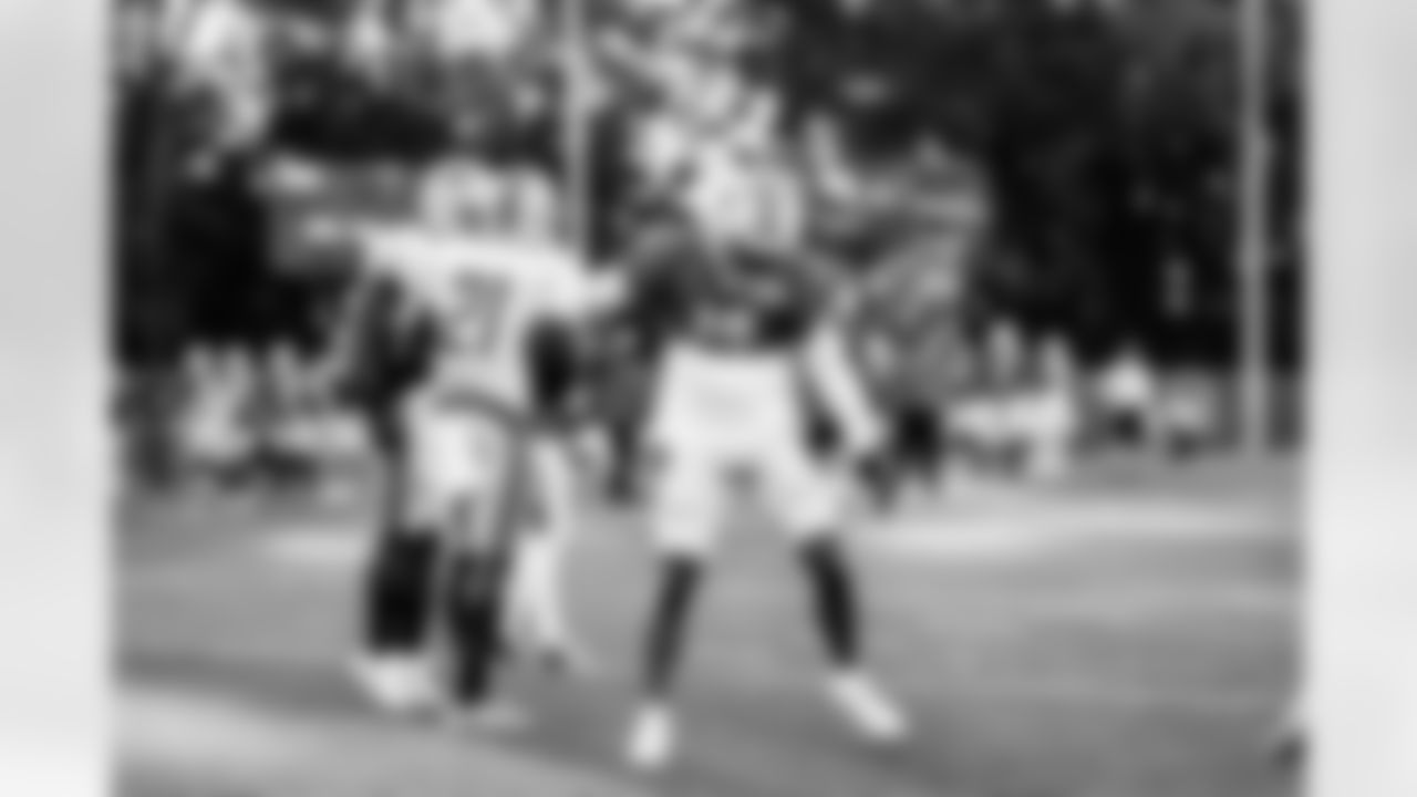 Detroit Lions wide receiver Amon-Ra St. Brown (14) during practice at the Lions Training Facility in Allen Park, MI on August 23, 2022. (Jeff Nguyen/Detroit Lions)