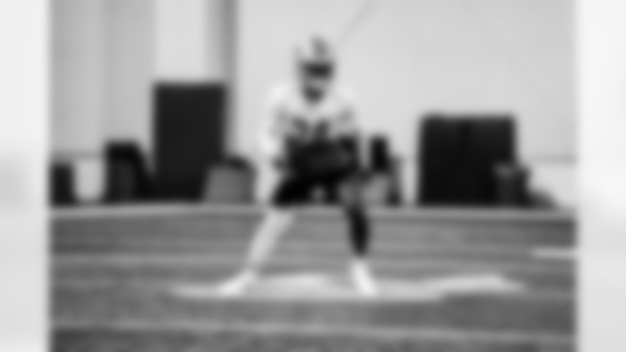 Detroit Lions cornerback Amani Oruwariye (24) during Lions practice at the Training Facility in Allen Park, MI on September 23, 2021. (Jeff Nguyen/Detroit Lions)