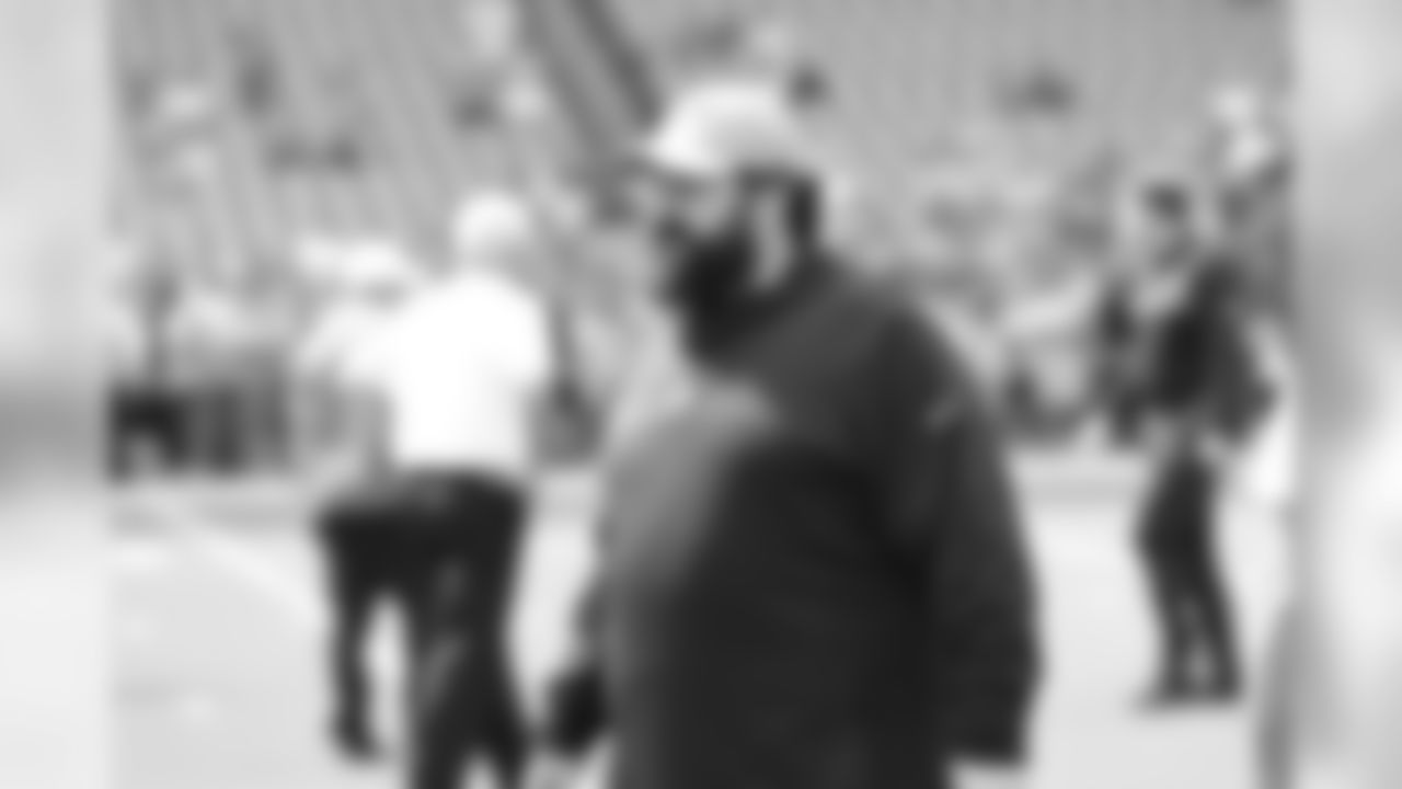 Matt Patricia before the Detroit Lions Week 7 game against the Miami Dolphins.