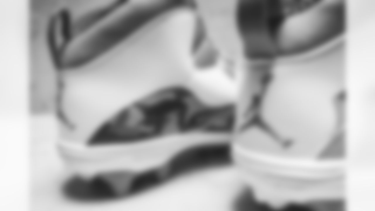Detroit Lions linebacker Christian Jones (52) owns these shoes. My Cause My Cleats. (Detroit Lions via AP).