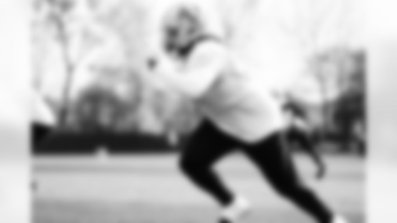 Detroit Lions defensive lineman Alim McNeill (54) during practice at the Lions Training Facility in Allen Park, MI on October 28, 2022. (Jeff Nguyen/Detroit Lions)