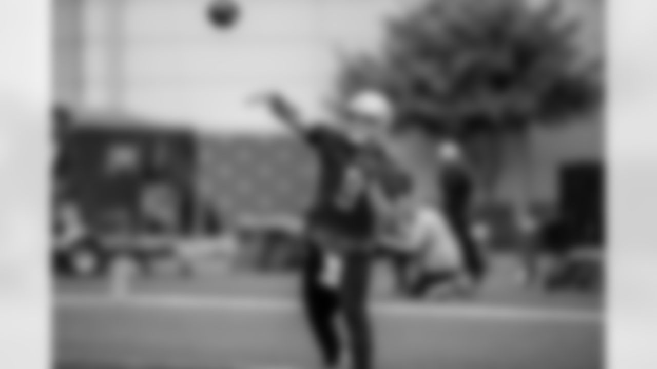 Detroit Lions quarterback Matthew Stafford (9) during Day 1 of minicamp on Tuesday, June 4, 2019 in Allen Park, Mich. (Detroit Lions via AP)