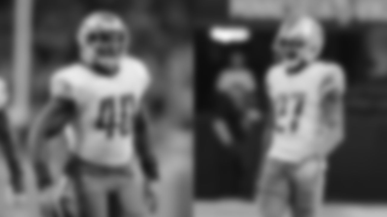 Forced Fumbles: linebacker Jarrad Davis (40) and cornerback Justin Coleman (27), 3