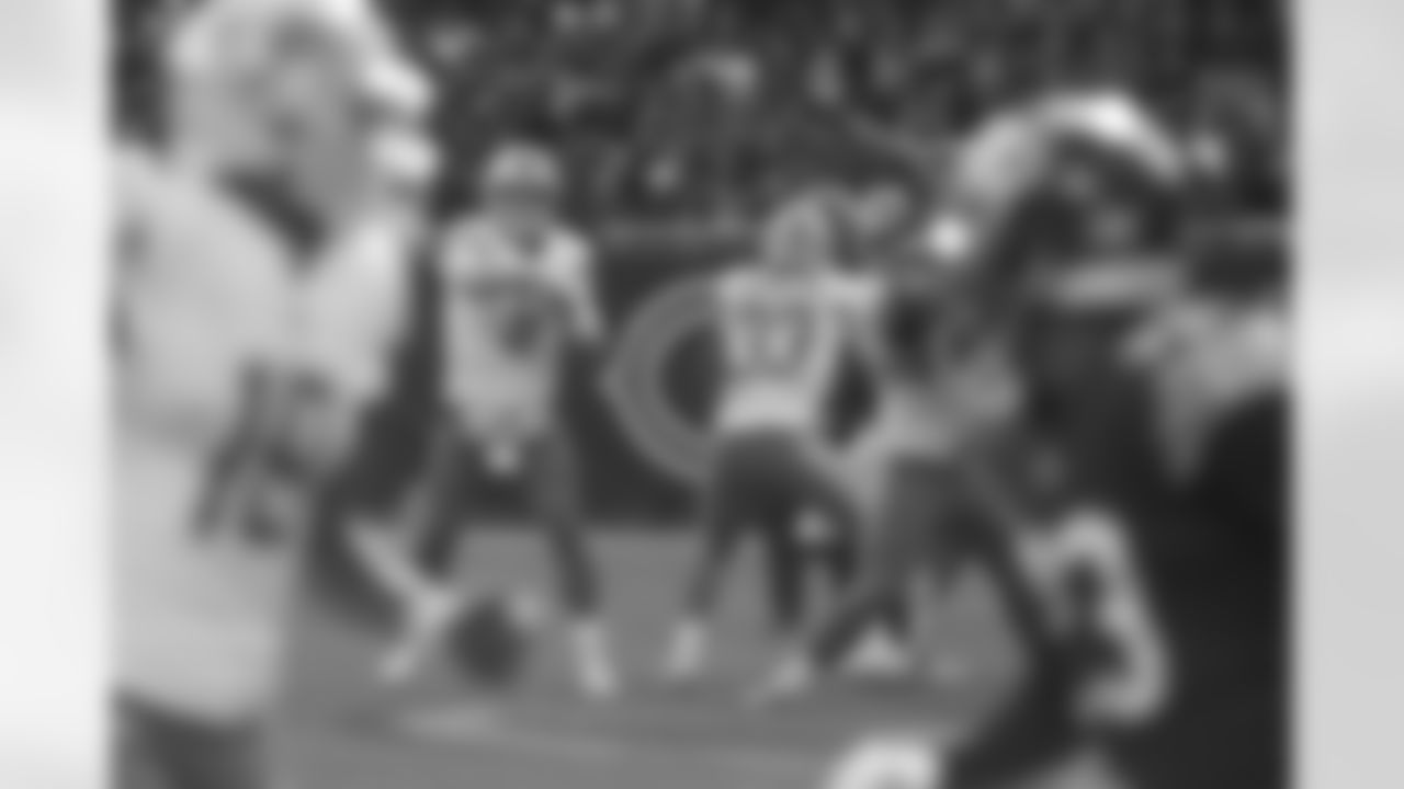 Detroit Lions quarterback Matthew Stafford (9) during a NFL football game against the Chicago Bears on Sunday, Nov. 11, 2018 in Chicago. (Detroit Lions via AP).