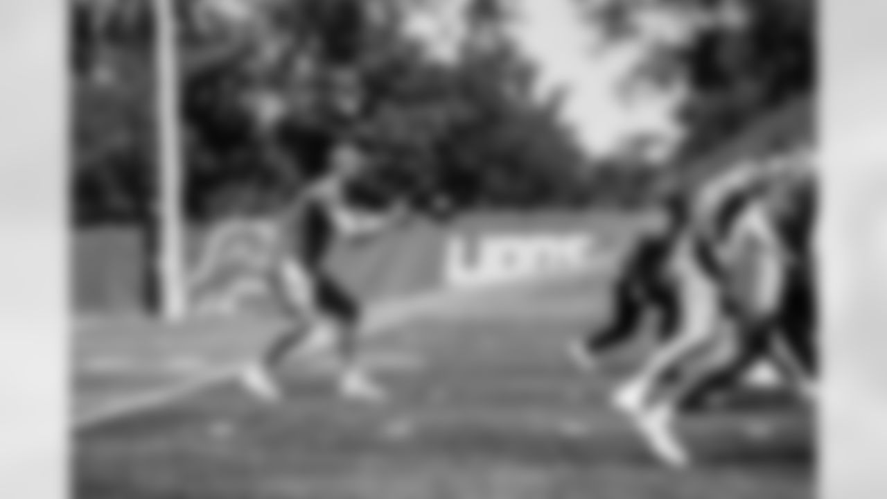 Detroit Lions quarterback Jared Goff (16) during OTAs at the Lions training facility in Allen Park, MI on June 3, 2022. (Josh Mandujano/Detroit Lions)