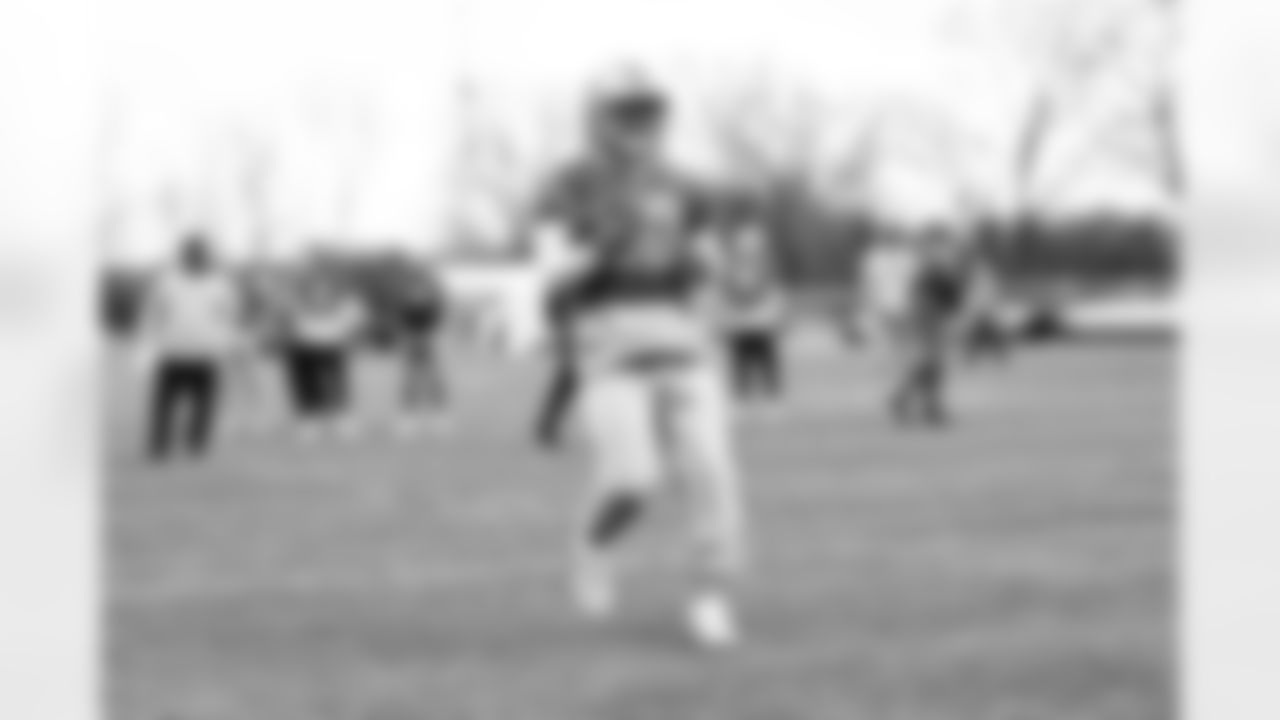 Detroit Lions running back Jamaal Williams (30) during practice at the Lions Training Facility in Allen Park, MI on January 6, 2023. (Josh Mandujano/Detroit Lions)