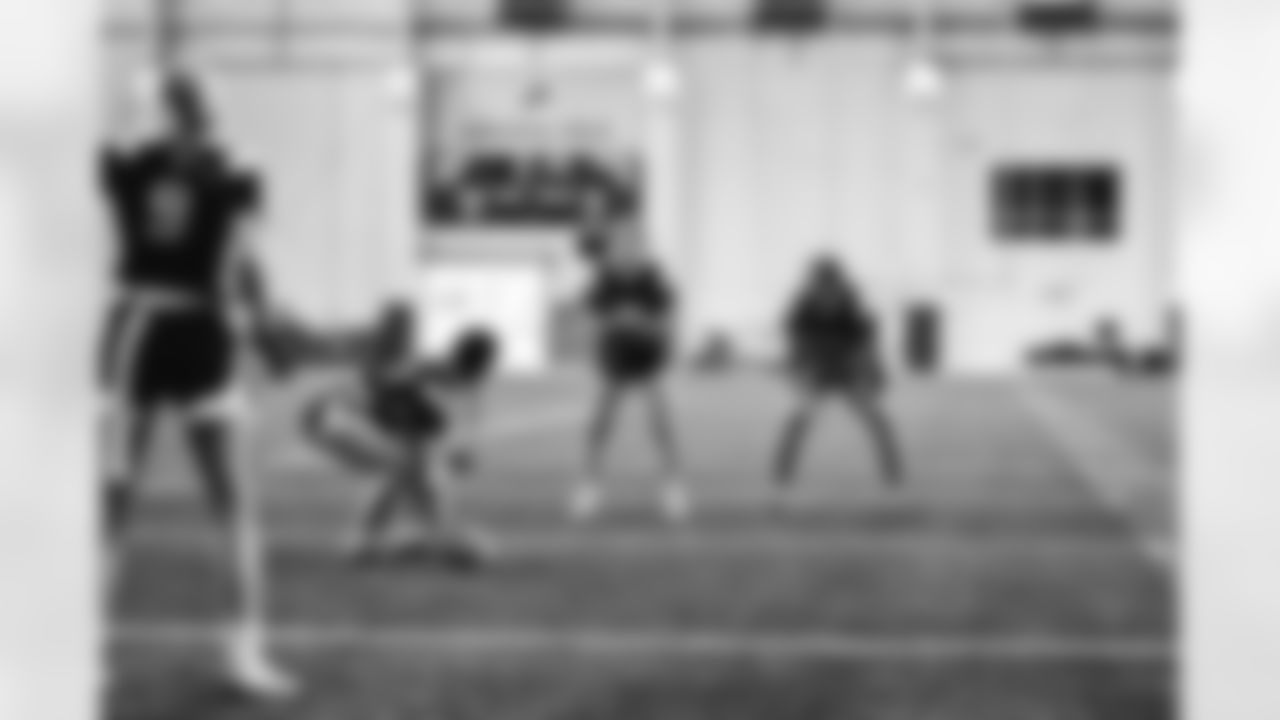 2023 Michigan Girls High School Flag Football Pilot League Week 3 at Detroit Lions HQ & Training Facility Sunday May 21 2023 in Allen Park, MI. (Carl Jones II/Detroit Lions).