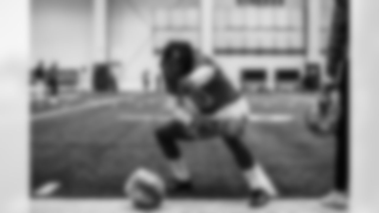 Detroit Lions running back Jamaal Williams (30) during practice at the Training Facility in Allen Park, MI on December 24, 2021. (Josh Mandujano/Detroit Lions)