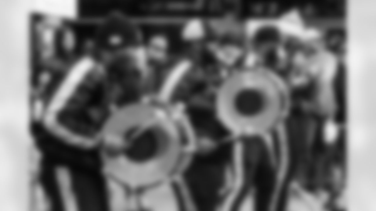The Detroit Lions Drumline, Honolulu Boom, perform during a NFL football game against the Jacksonville Jaguars on Sunday, December 4, 2022 in Detroit, MI. (Mike Ferdinande/Detroit Lions).