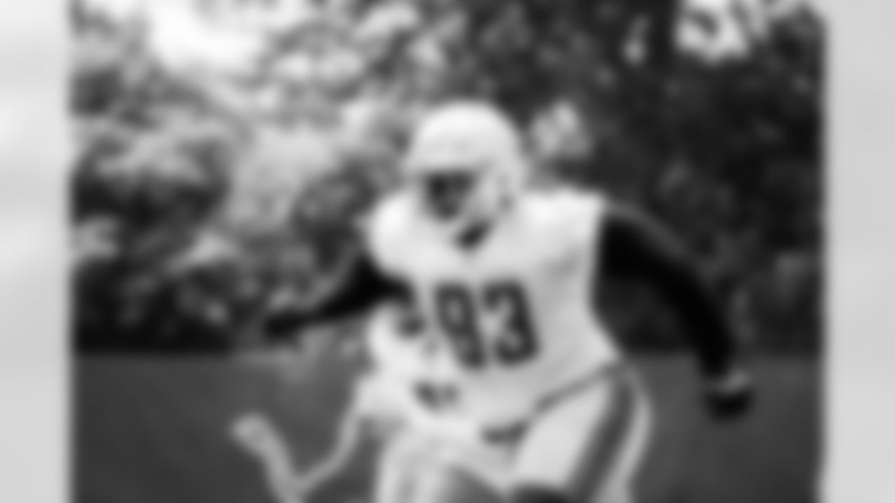 Detroit Lions defensive lineman Josh Paschal (93) during minicamp at the Lions Training Facility in Allen Park, MI on June 7, 2023. (Jeff Nguyen/Detroit Lions)