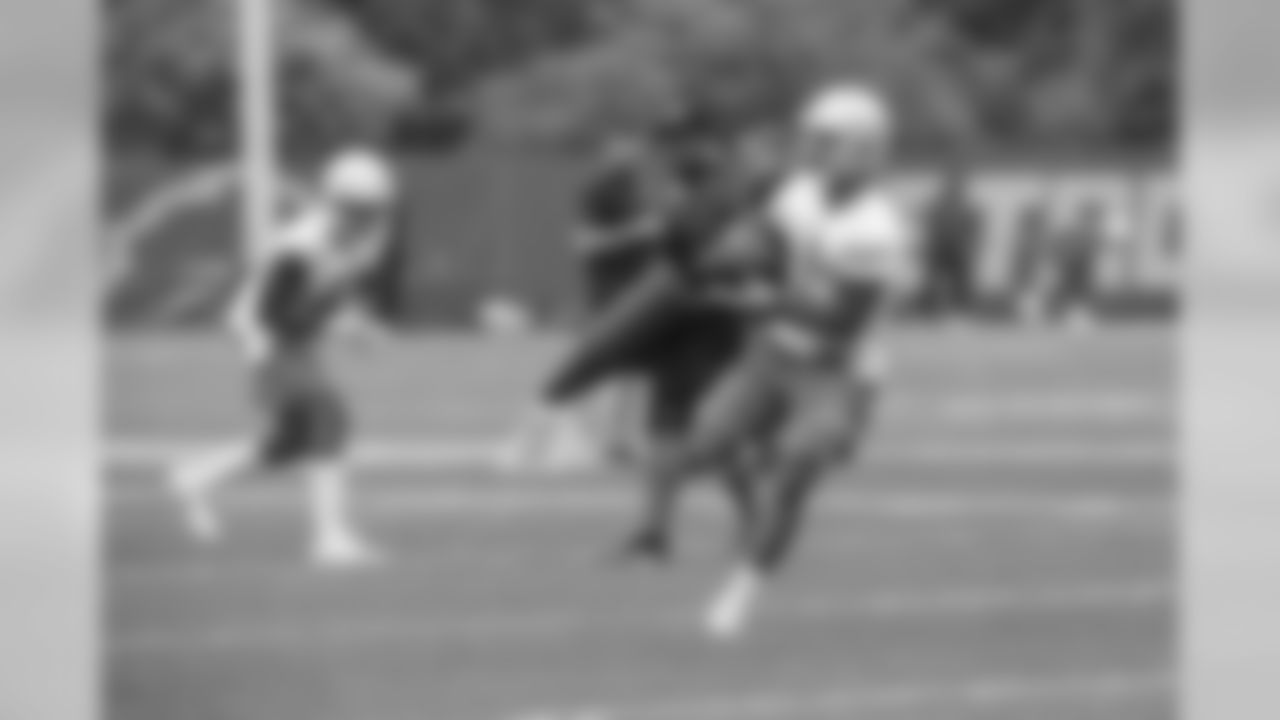 Detroit Lions wide receiver Jonathan Duhart (1) during Day 4 of OTAs on Wednesday, May 29, 2019 in Allen Park, Mich. (Detroit Lions via AP)