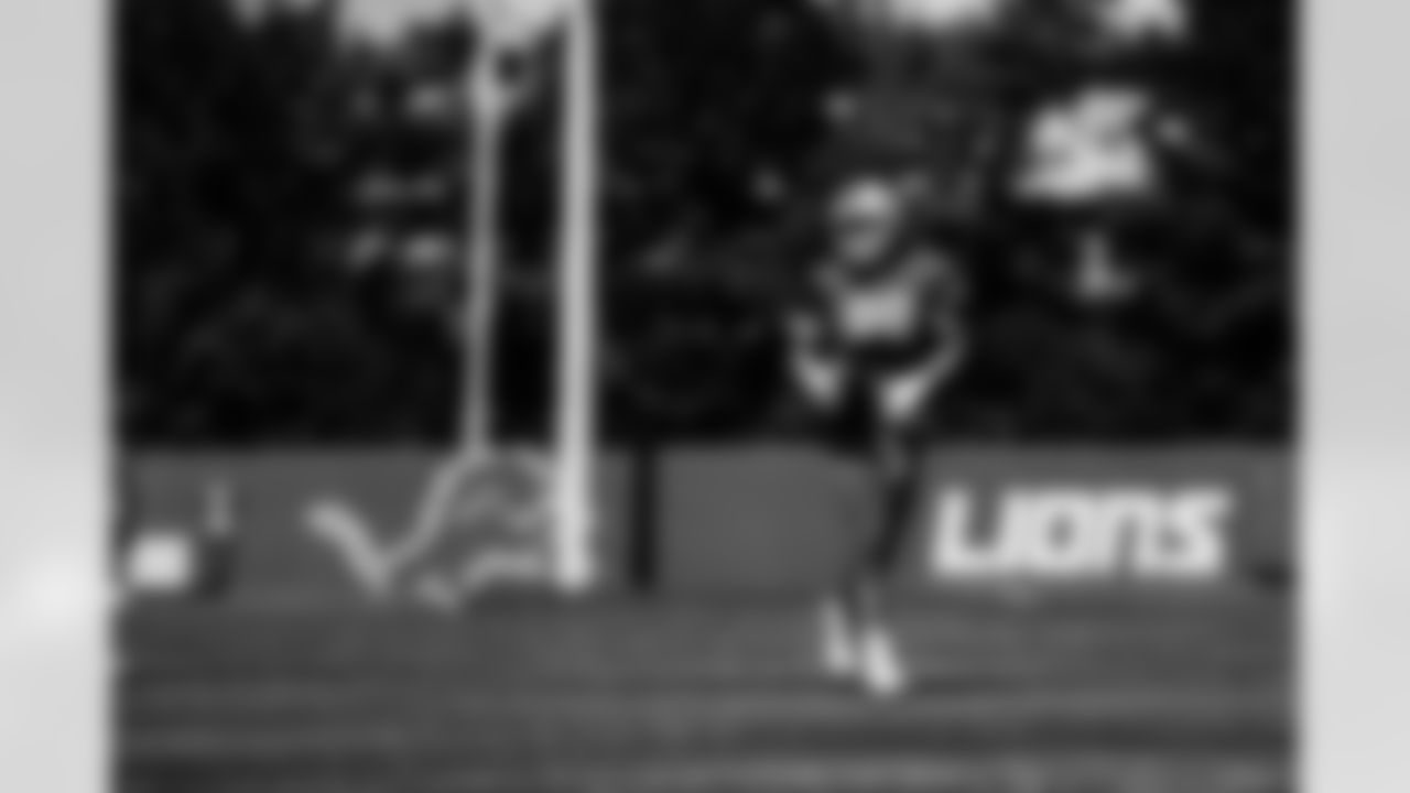 Detroit Lions tight end T.J. Hockenson (88) during practice at the Lions Training Facility in Allen Park, MI on September 8, 2022. (Jeff Nguyen/Detroit Lions)