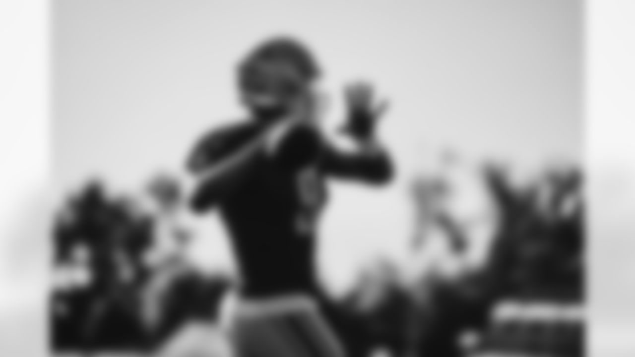 Detroit Lions quarterback Matthew Stafford (9) during training camp practice at the Training Facility in Allen Park, MI on August 21, 2020. (Jeff Nguyen/Detroit Lions)