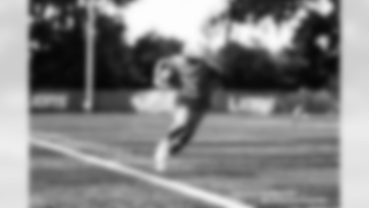 Detroit Lions running back Godwin Igwebuike (35) during OTAs at the Lions training facility in Allen Park, MI on June 13, 2022. (Josh Mandujano/Detroit Lions)