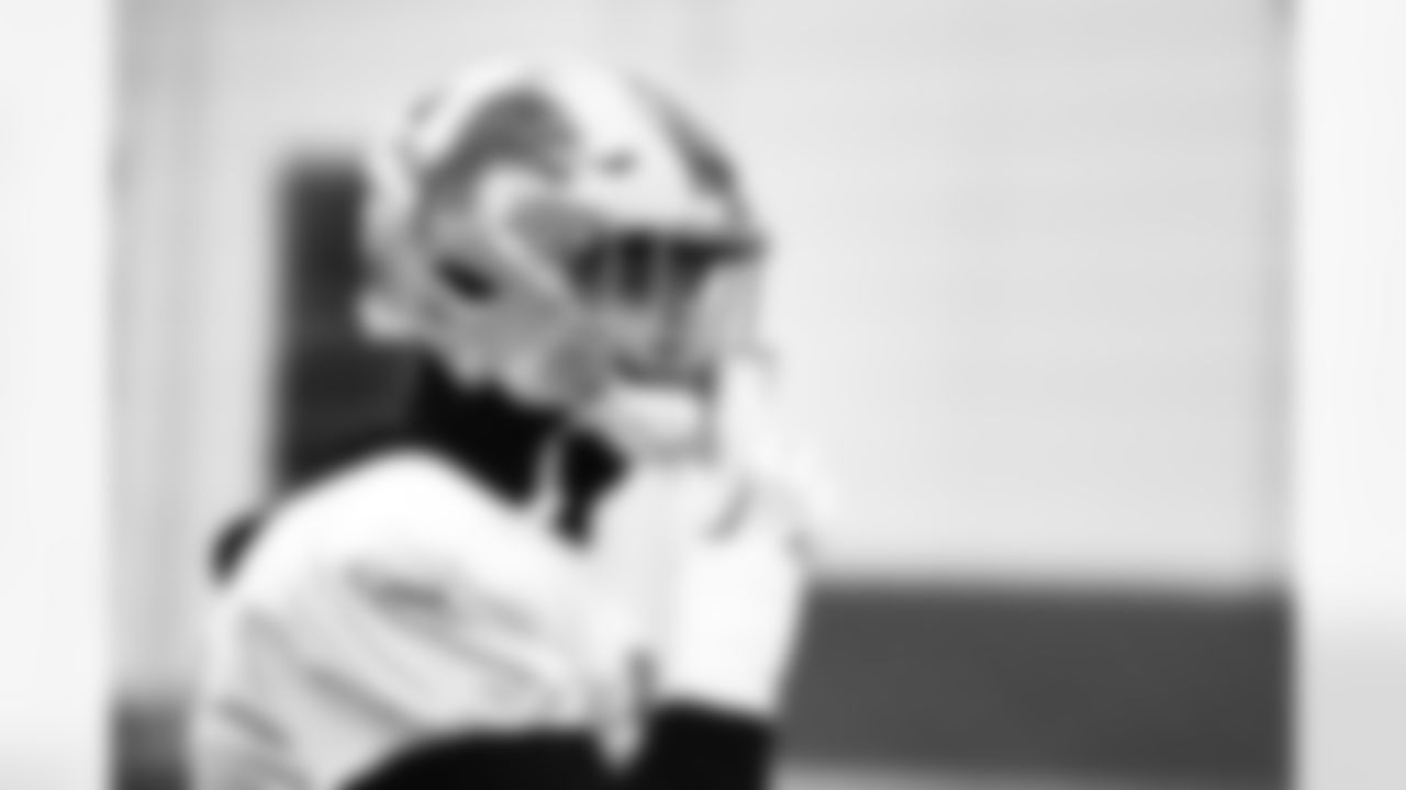 Detroit Lions defensive lineman Aidan Hutchinson (97) during practice at the Lions Training Facility in Allen Park, MI on November 16, 2022. (Jeff Nguyen/Detroit Lions)