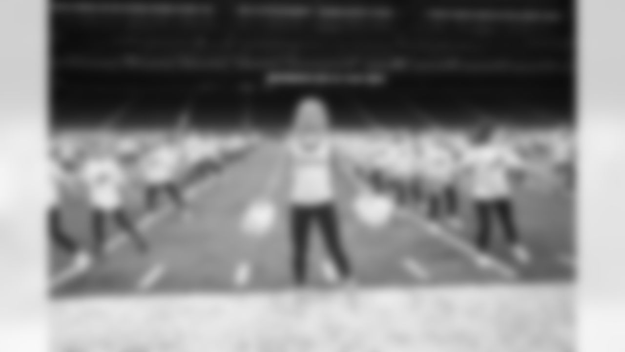 2022 Junior Detroit Lions Cheerleaders Clinic at Ford Field on December 10, 2022. (Carl Jones II/Detroit Lions)