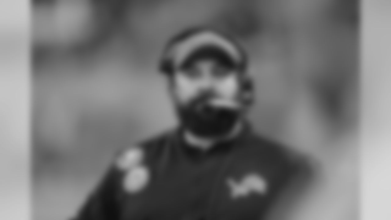 Detroit Lions head coach Matt Patricia during a NFL football game against the Dallas Cowboys Sunday, Nov. 17, 2019 in Detroit. (Detroit Lions via AP).