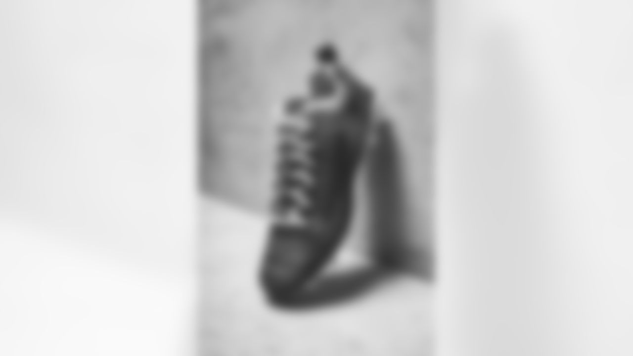 Detroit Lions tight end T.J. Hockenson (88) owns these shoes. My Cause My Cleats. (Detroit Lions via AP).
