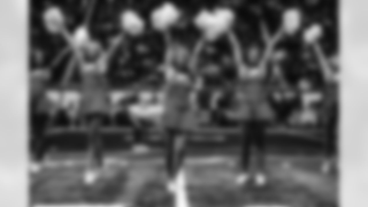 Detroit Lions Cheerleaders perform during a NFL football game against the Buffalo Bills on Thursday, November 24, 2022 in Detroit, MI. (Mike Ferdinande/Detroit Lions).