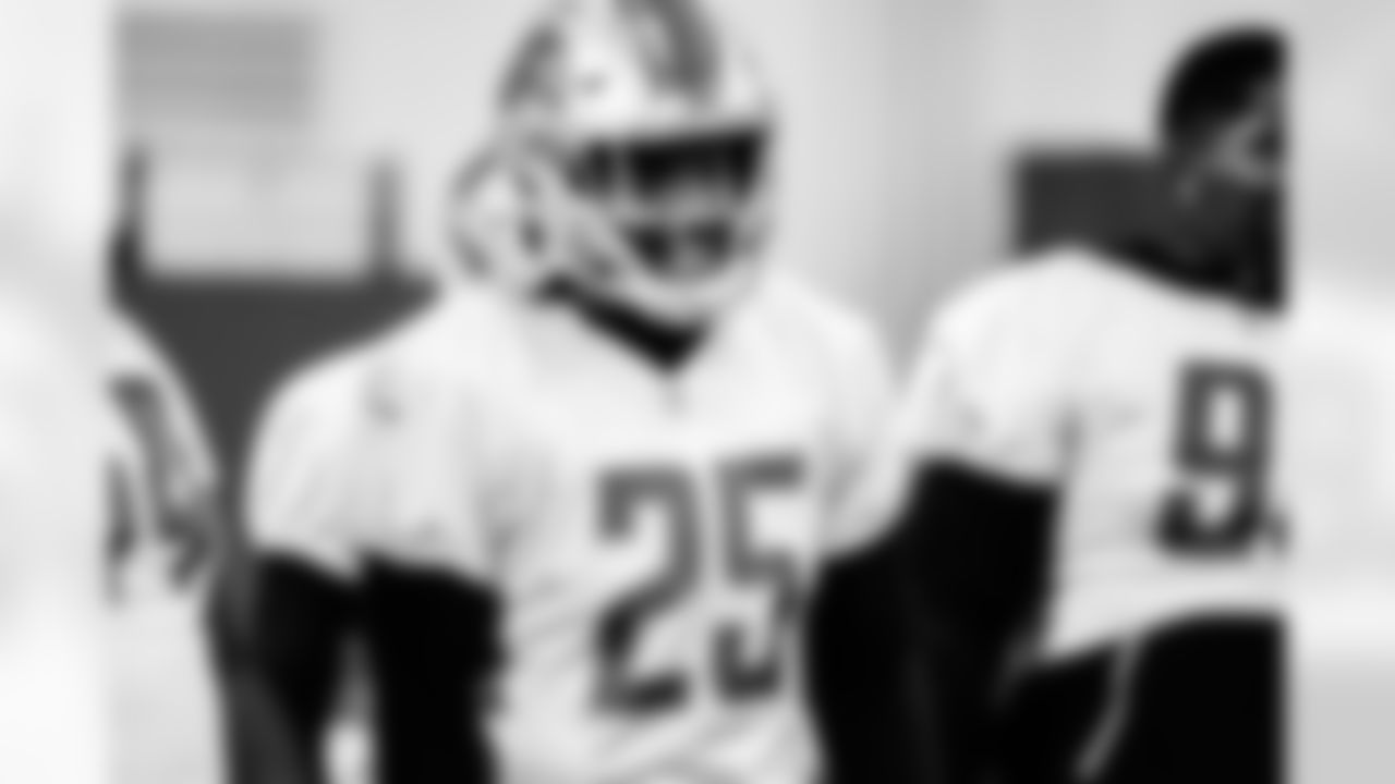 Detroit Lions safety Will Harris (25) during Lions practice at the Training Facility in Allen Park, MI on September 24, 2021. (Jeff Nguyen/Detroit Lions)