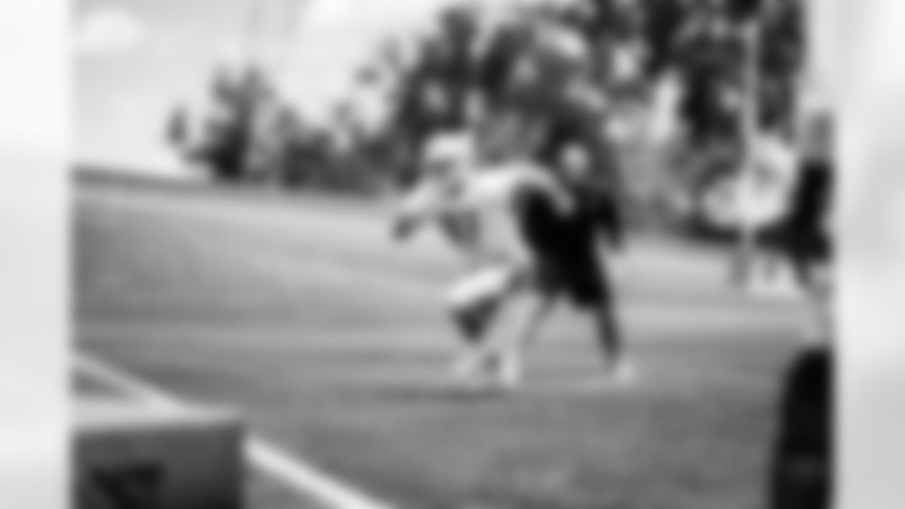 Detroit Lions defensive end Aidan Hutchinson (97) during OTAs at the Lions training facility in Allen Park, MI on June 3, 2022. (Josh Mandujano/Detroit Lions)