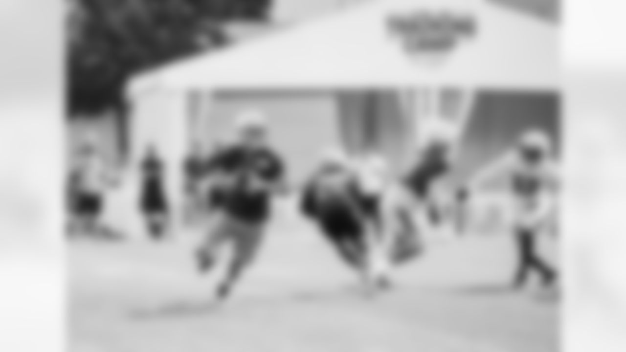 Detroit Lions quarterback Jared Goff (16) during training camp at the Lions training facility in Allen Park, MI on July 25, 2023. (Jeff Nguyen/Detroit Lions)