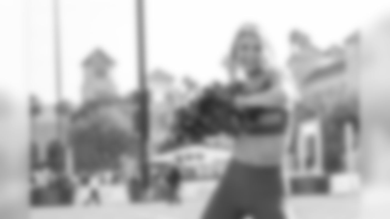 Detroit Lions Cheerleader Holly performs during Pro Bowl rehearsal Thursday, Jan. 23, 2020 in Orlando.