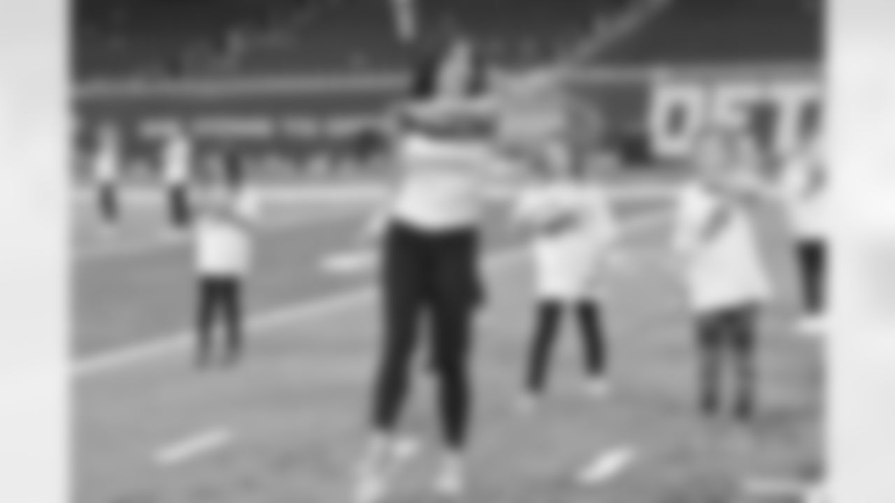 2022 Junior Detroit Lions Cheerleaders Clinic at Ford Field on December 10, 2022. (Carl Jones II/Detroit Lions)
