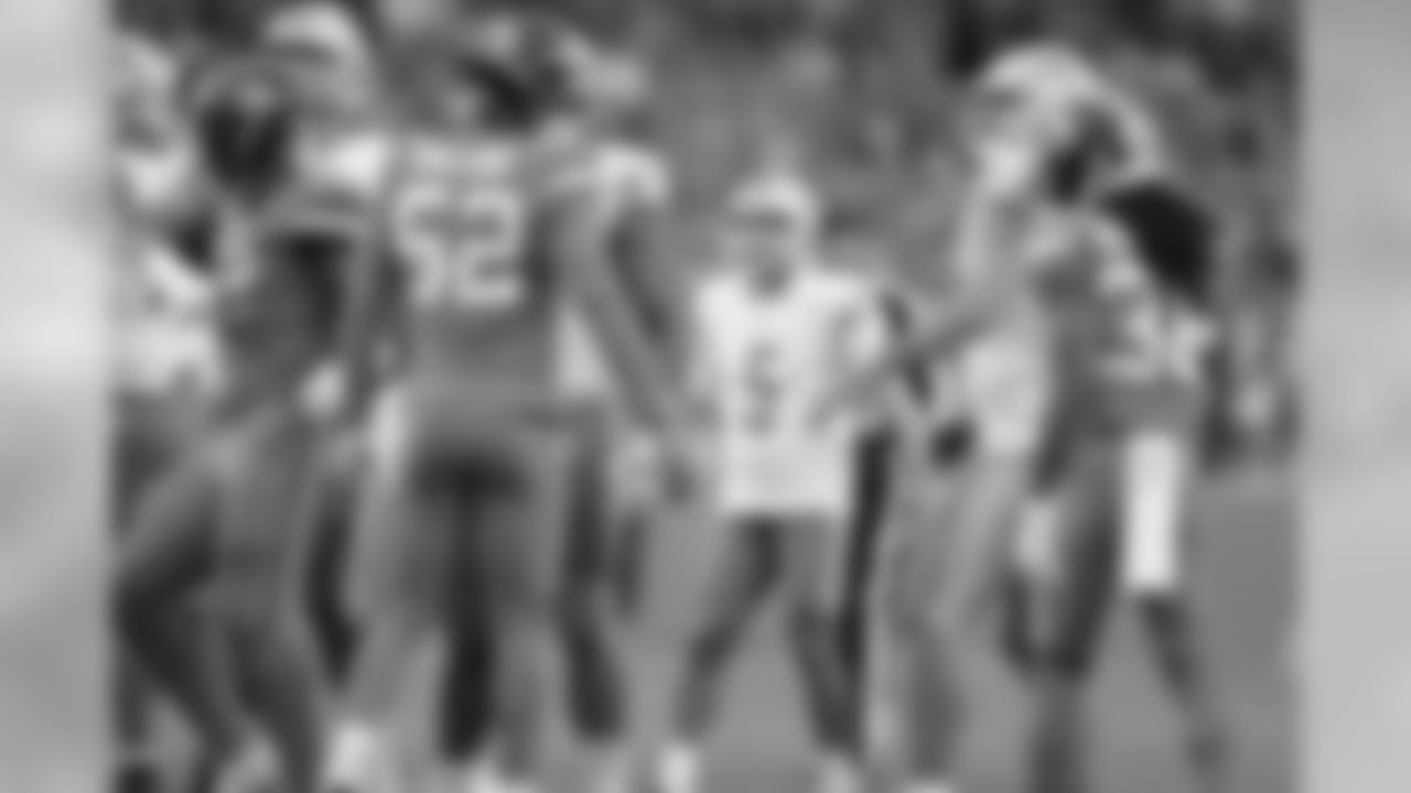 Detroit Lions kicker Matt Prater (5) during a NFL football game against the Denver Broncos Sunday, Dec. 22, 2019 in Denver. (Detroit Lions via AP).