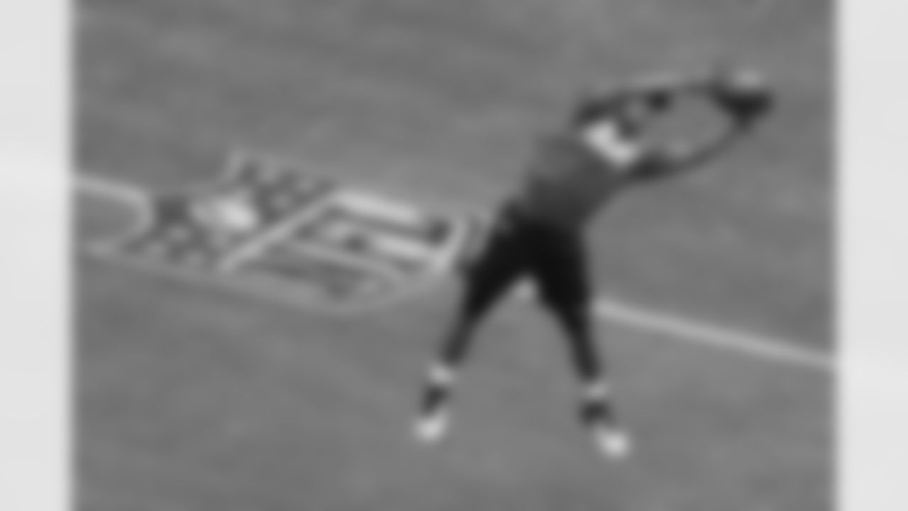 Tennessee Titans wide receiver Kalif Raymond warms up before an NFL football game between the Titans and the Houston Texans Sunday, Oct. 18, 2020, in Nashville, Tenn. (AP Photo/Wade Payne)