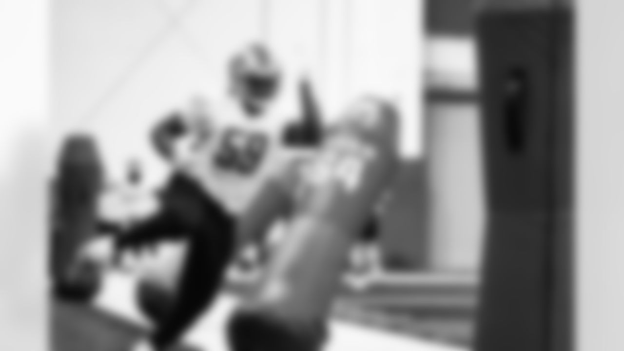 Detroit Lions linebacker James Houston (59) during practice at the Lions Training Facility in Allen Park, MI on December 1, 2022. (Jeff Nguyen/Detroit Lions)
