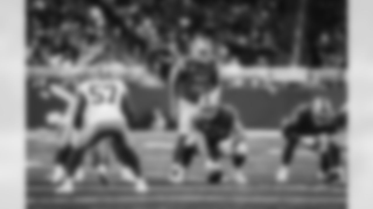 Detroit Lions quarterback Jared Goff (16), Detroit Lions center Frank Ragnow (77), and Detroit Lions guard Jonah Jackson (73) during a NFL football game against the San Francisco 49ers on Sunday, September 12, 2021 in Detroit, MI. (Jeff Nguyen/Detroit Lions).