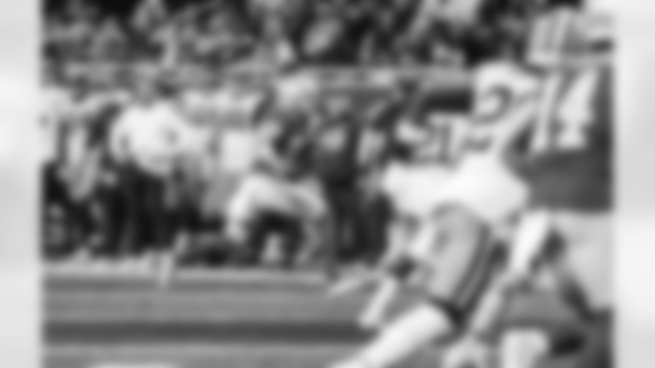 Detroit Lions wide receiver Tom Kennedy (85) during a NFL football game against the Green Bay Packers on Sunday, January 9, 2022 in Detroit, MI. (Jeff Nguyen/Detroit Lions).