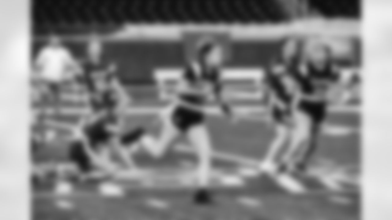 2023 Michigan Girls High School Flag Football Pilot League Week 1 at Ford Field. Sunday May 7, 2023 in Detroit, MI. (Carl Jones II/Detroit Lions).
