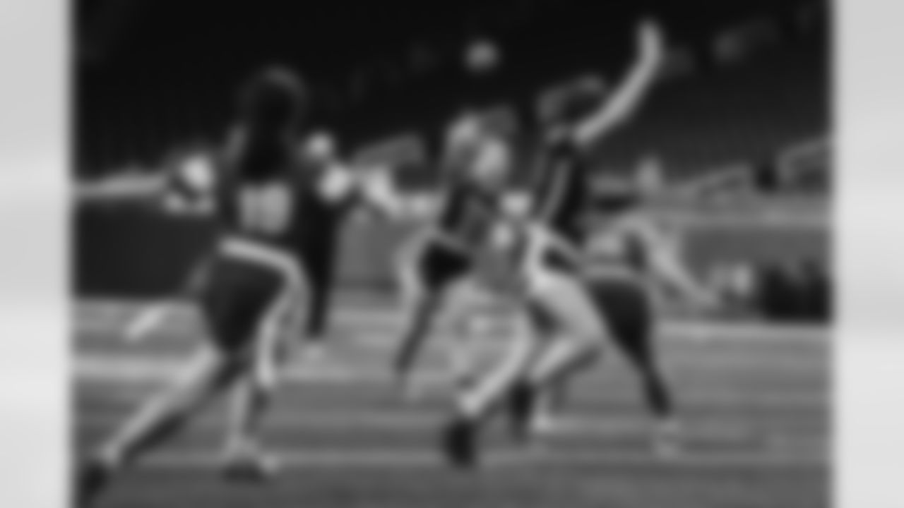 2023 Michigan Girls High School Flag Football Pilot League Week 1 at Ford Field. Sunday May 7, 2023 in Detroit, MI. (Carl Jones II/Detroit Lions).