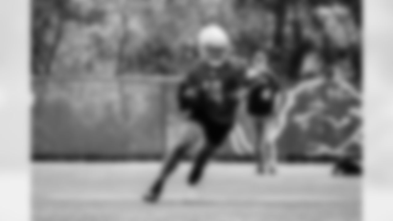 Detroit Lions wide receiver Amon-Ra St. Brown (14) during minicamp at the Lions Training Facility in Allen Park, MI on June 7, 2023. (Jeff Nguyen/Detroit Lions)