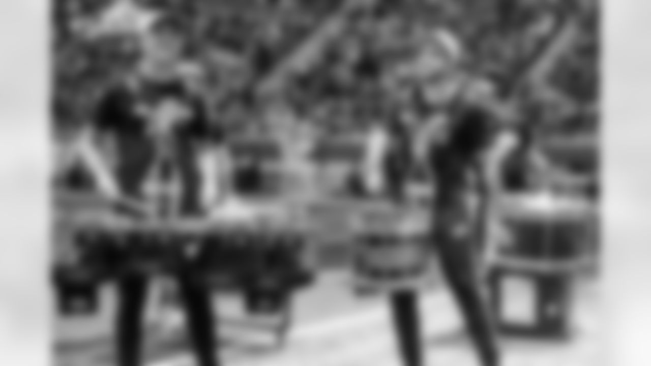 Detroit Lions Drumline, Honolulu Boom performs during a NFL football game against the Green Bay Packers on Sunday, November 6, 2022 in Detroit, MI. (Mike Ferdinande/Detroit Lions).