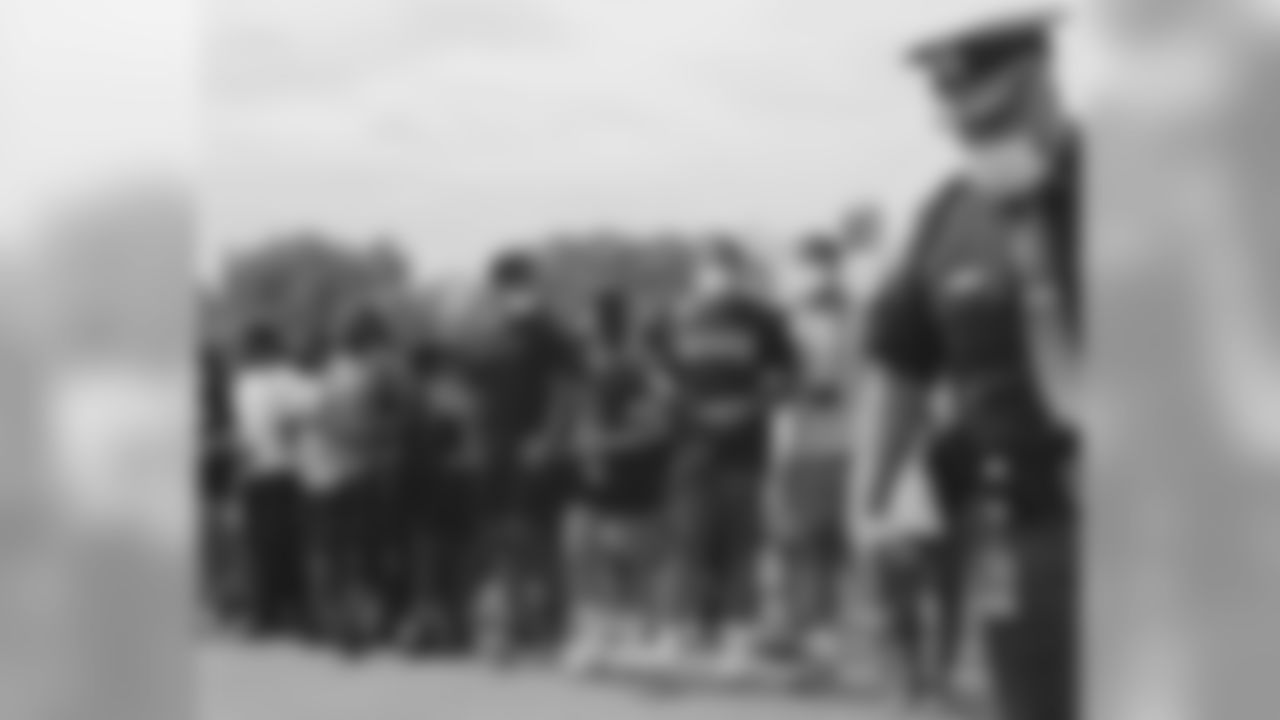 Joique Bell, Christian Jones, Romeo Okwara and Julian Okwara at the Belle Isle Peace March Friday, June 5, 2020 in Detroit.