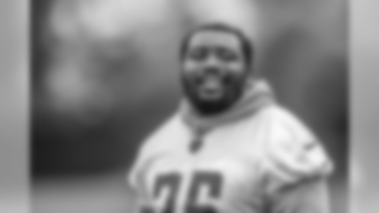 Detroit Lions running back C.J. Anderson (26) during Day 3 of minicamp on Thursday, June 6, 2019 in Allen Park, Mich. (Detroit Lions via AP)