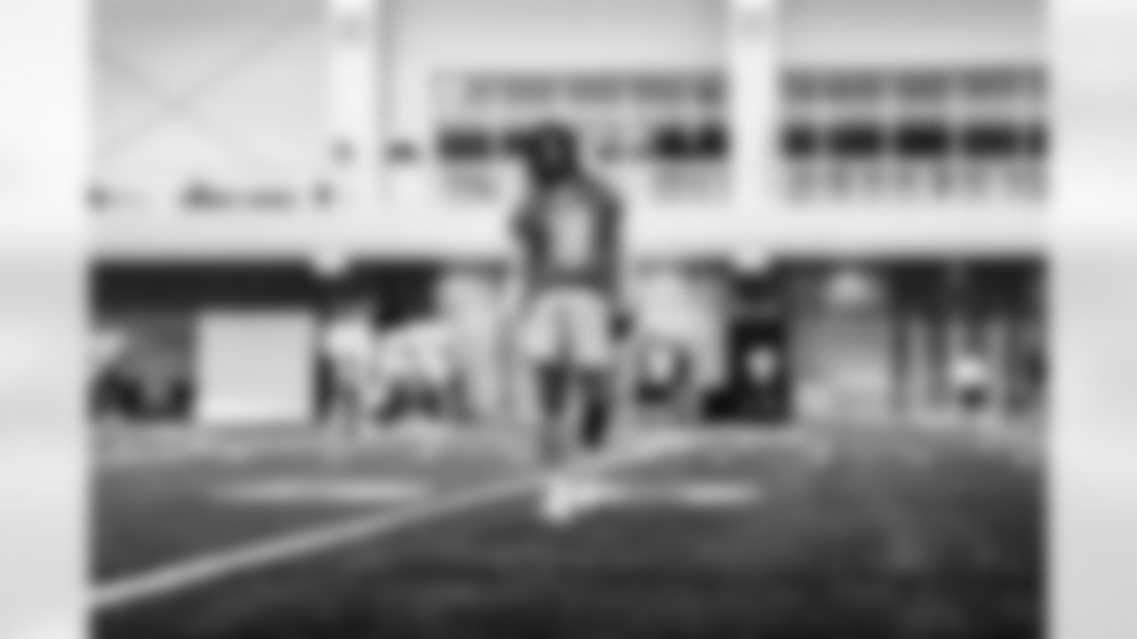 Detroit Lions wide receiver Jameson Williams (18) during OTAs at the Lions training facility in Allen Park, MI on June 1, 2022. (Jeff Nguyen/Detroit Lions)