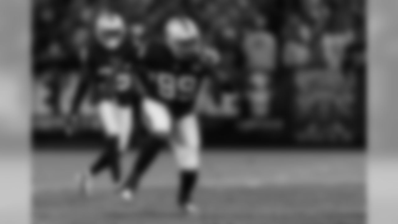 DE Arden Key
Backed up by Benson Mayowa and Maxx Crosby