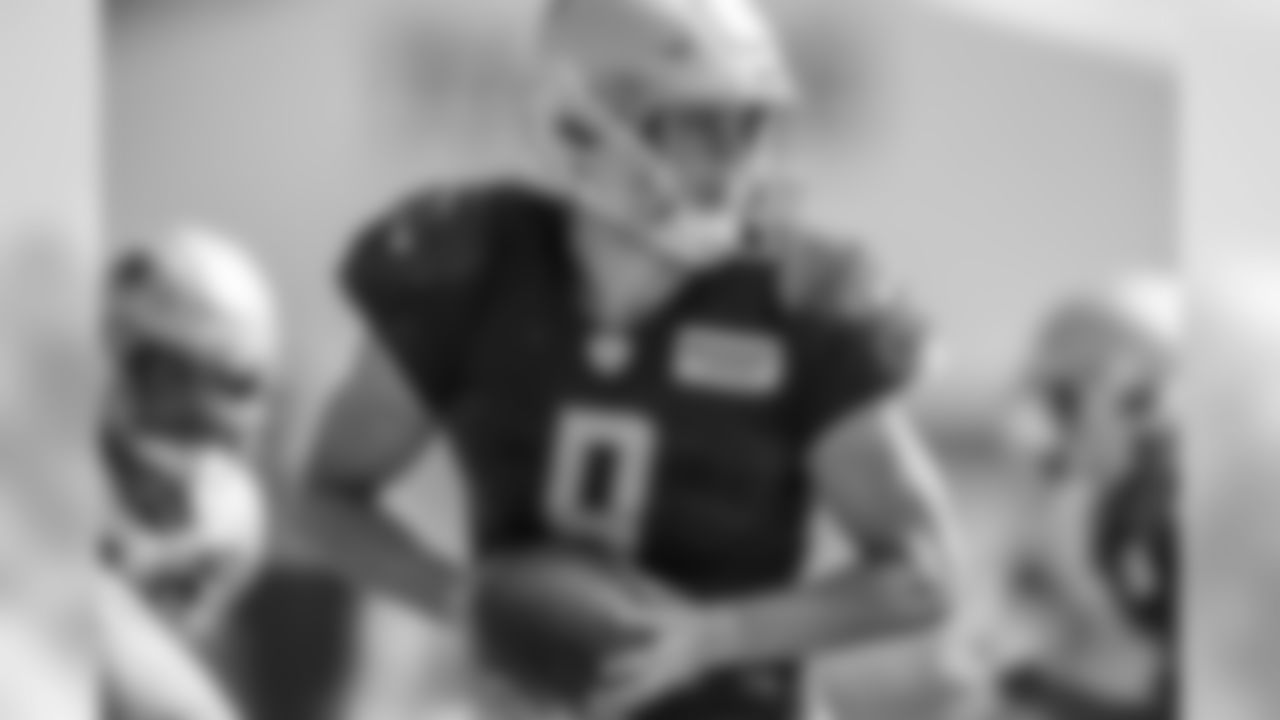 Detroit Lions quarterback Matthew Stafford (9) during Day 10 of 2019 Detroit Lions Training Camp presented by Rocket Mortgage on Monday, Aug. 5, 2019 in Allen Park, Mich. (Detroit Lions via AP)