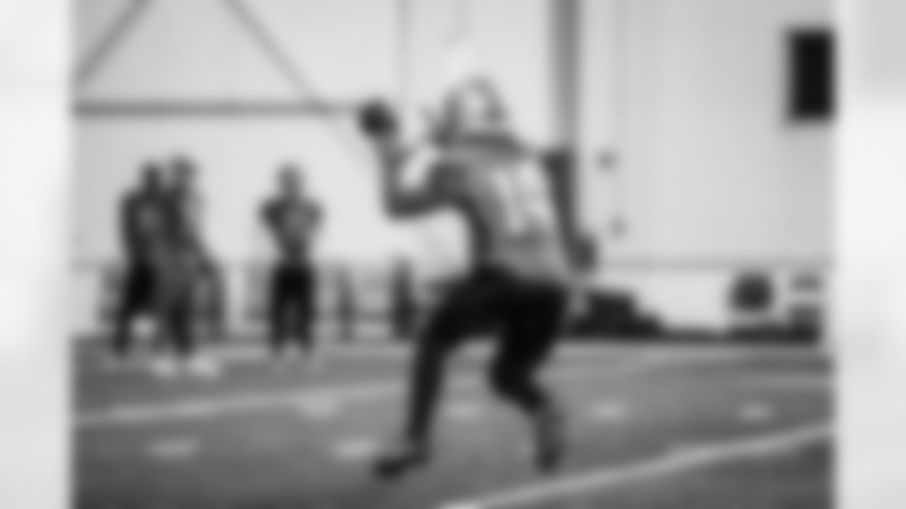 Detroit Lions wide receiver Amon-Ra St. Brown (14) during practice at the Training Facility in Allen Park, MI on December 24, 2021. (Josh Mandujano/Detroit Lions)