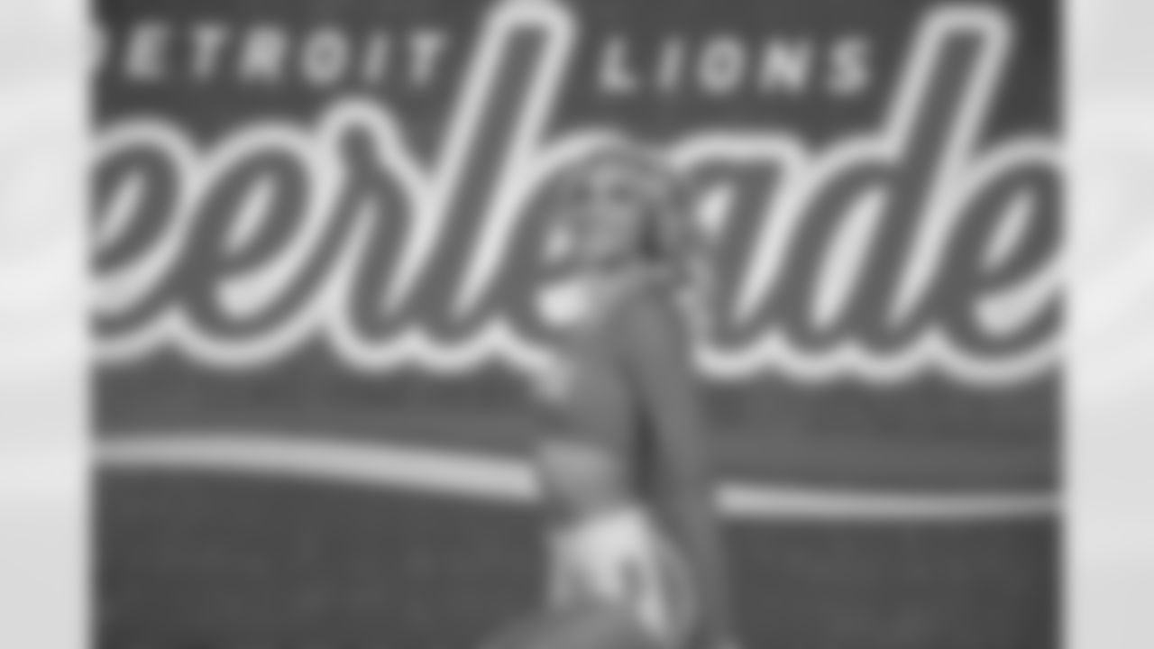 Detroit Lions Cheerleaders during the 2023 Entertainment Team Media Day at the Lions Training Facility in Allen Park, MI on June 4, 2023. (Jeff Nguyen/Detroit Lions)