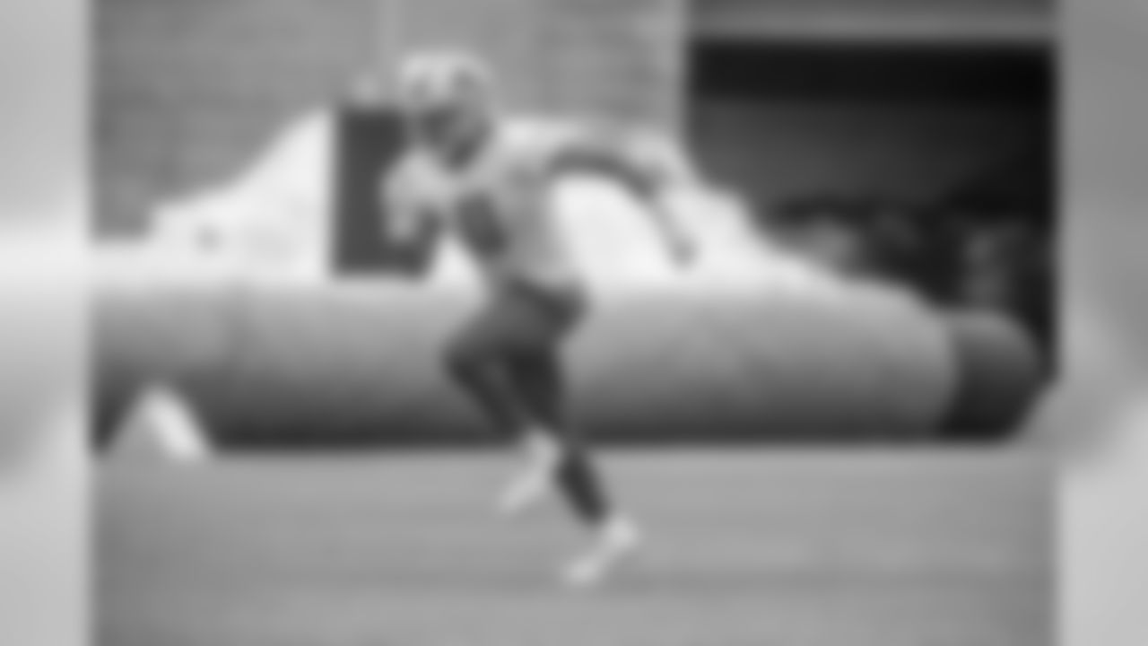 Detroit Lions wide receiver Marvin Jones Jr. (11) runs a route during practice at the Detroit Lions training facility Wednesday, Nov. 20, 2019 in Allen Park, Mich. (Detroit Lions via AP)